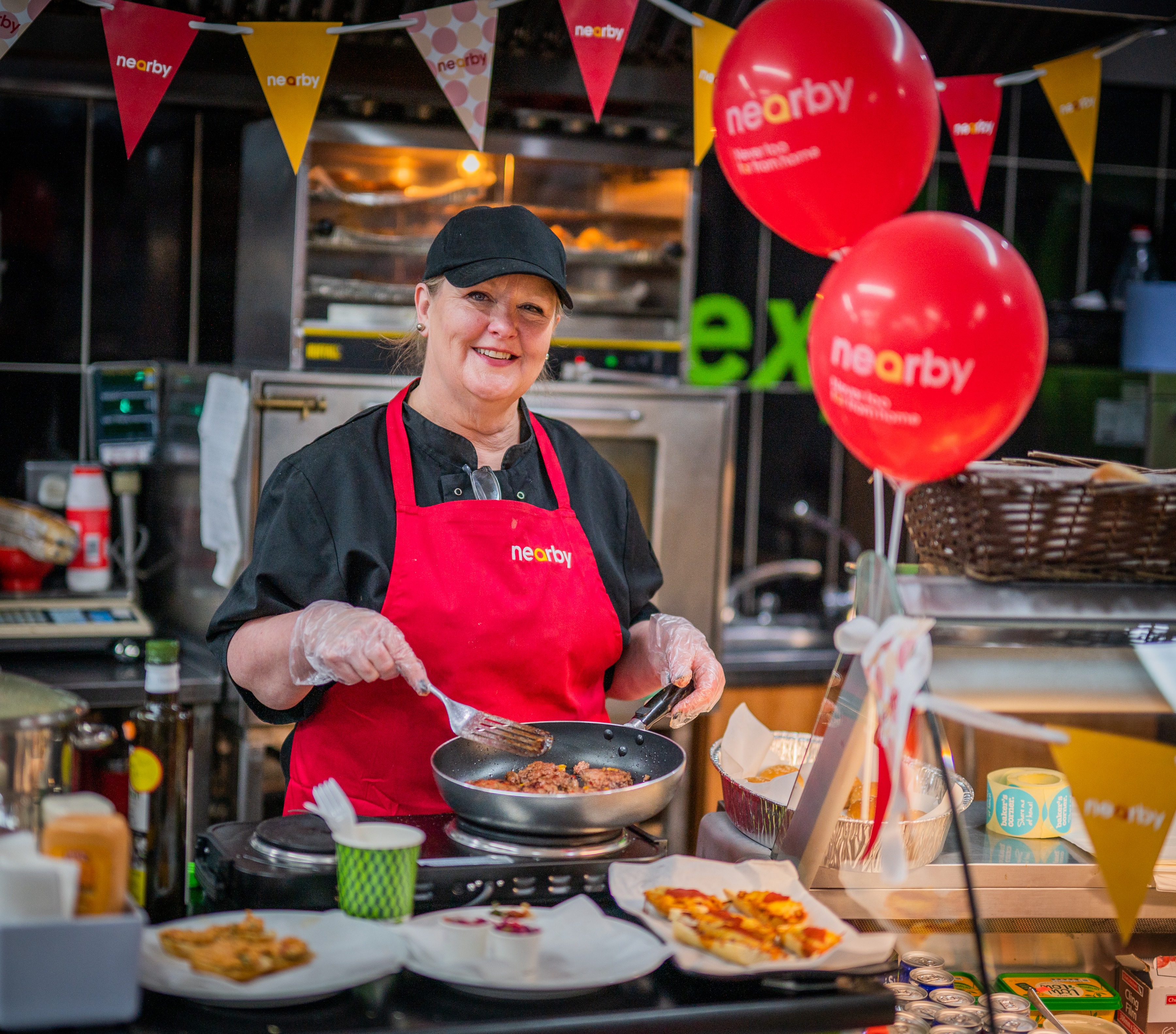 Nearby deli counter — fresh food every day